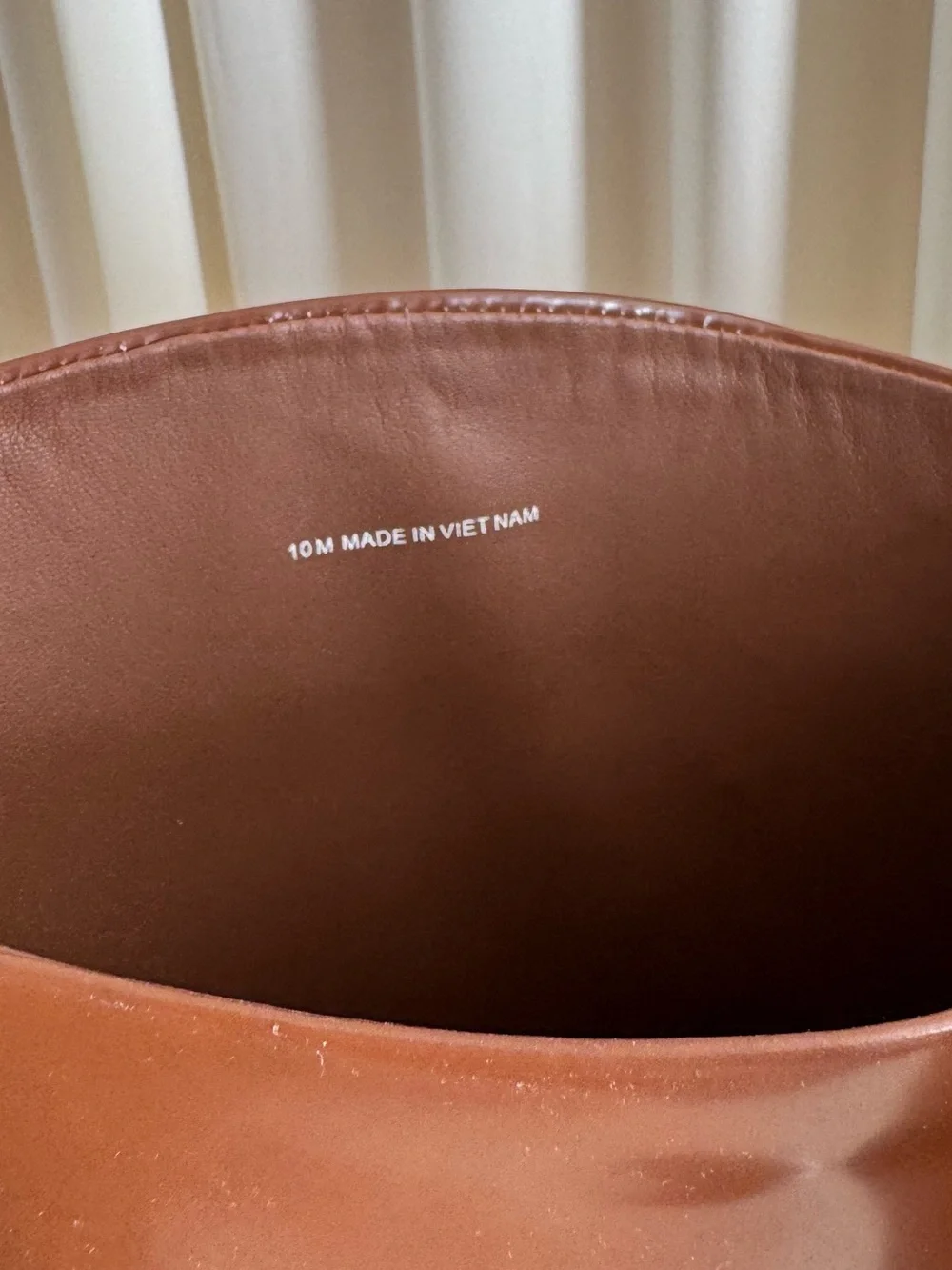 Everlane The Riding Boot Brown Leather Knee-High Cognac Carmel Rum Size 10 Fall